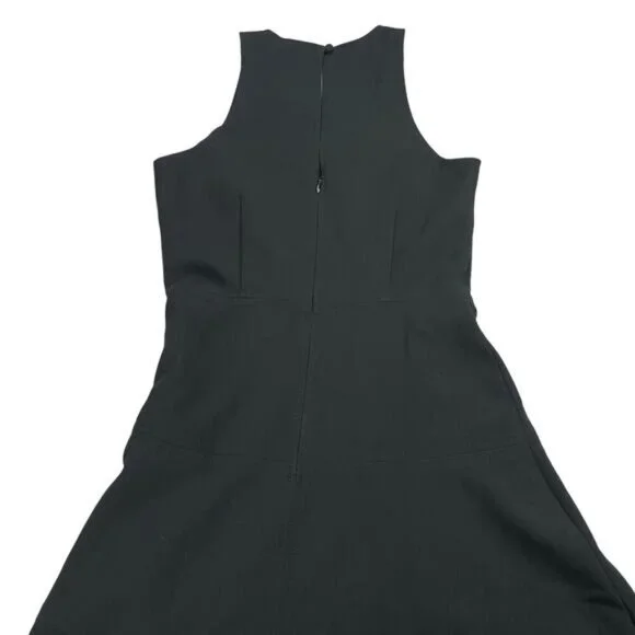 NWT BANANA REPUBLIC Stretch Racerback Fit-and-Flare Sz 0 Black - Picture 6 of 7